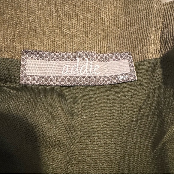 addie Corduroy Mini Skirt- Army Green- Large - Picture 8 of 11